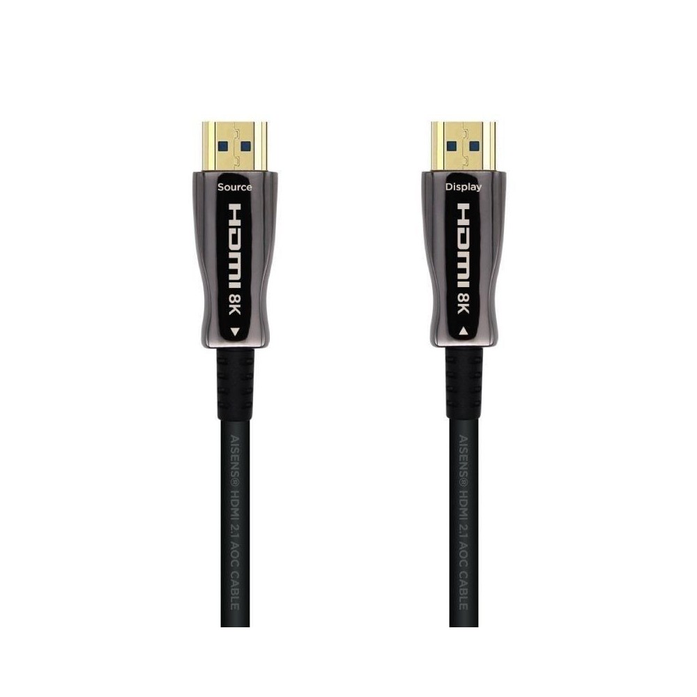 Cable HDMI 2.1 AOC 8K Aisens A153-0522/ HDMI Macho - HDMI Macho/ 60m/ Negro