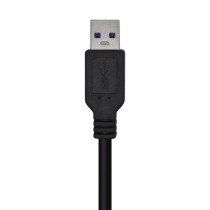 Cable USB 3.0 Impresora Aisens A105-0444/ USB Tipo-B Macho - USB Macho/ 5Gbps/ 2m/ Negro
