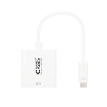 Conversor Nanocable 10.16.4102/ USB Tipo-C Macho - HDMI Hembra/ 15cm/ Blanco | NANO CABLE