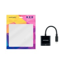 Conversor Nanocable 10.16.4102-BK/ USB Tipo-C Macho - HDMI Hembra/ 15cm/ Negro | NANO CABLE