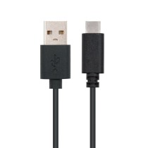 Cable USB 2.0 Tipo-C Nanocable 10.01.2100/ USB Tipo-C Macho - USB Macho/ 480Mbps/ 50cm/ Negro | NANO CABLE