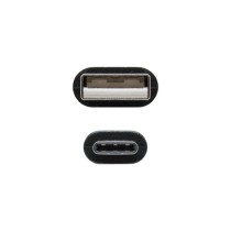 Cable USB 2.0 Nanocable 10.01.2101/ USB Tipo-C Macho - USB Macho/ 480Mbps/ 1m/ Negro | NANO CABLE
