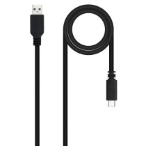 Cable USB 2.0 Nanocable 10.01.2101-L150/ USB Tipo-C Macho - USB Macho/ 480Mbps/ 1.5m/ Negro | NANO CABLE