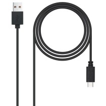 Cable USB 2.0 Nanocable 10.01.2103/ USB Macho - USB Tipo-C Macho/ 480Mbps/ 3m/ Negro | NANO CABLE