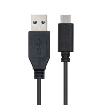 Cable USB 3.1 Nanocable 10.01.4001/ USB Tipo-C Macho - USB Macho/ 1m/ Negro | NANO CABLE