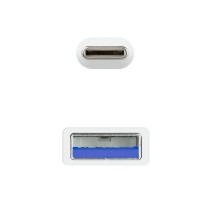 Cable USB 3.1 Nanocable 10.01.4002-W/ USB Tipo-C Macho - USB Macho/ 2m/ Blanco | NANO CABLE