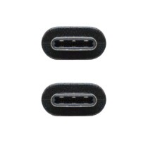 Cable USB 3.1 Nanocable 10.01.4101/ USB Tipo-C Macho - USB Tipo-C Macho/ 1m/ Negro | NANO CABLE