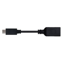 Cable USB 3.1 Nanocable 10.01.4201/ USB Tipo-C Macho - USB Hembra/ 15cm/ Negro | NANO CABLE