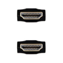 Cable HDMI 2.0 4K AOC Nanocable 10.15.2020/ HDMI Macho - HDMI Macho/ 20m/ Negro | NANO CABLE