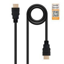 Cable HDMI 2.0 4K Nanocable 10.15.3601-L150/ HDMI Macho - HDMI Macho/ 1.5m/ Certificado/ Negro | NANO CABLE