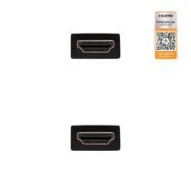 Cable HDMI 2.0 4K Nanocable 10.15.3601-L150/ HDMI Macho - HDMI Macho/ 1.5m/ Certificado/ Negro | NANO CABLE