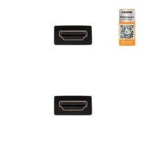 Cable HDMI 2.0 4K Nanocable 10.15.3602/ HDMI Macho - HDMI Macho/ 2m/ Certificado/ Negro | NANO CABLE