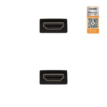 Cable HDMI 2.0 4K Nanocable 10.15.3603/ HDMI Macho - HDMI Macho/ 3m/ Certificado/ Negro | NANO CABLE