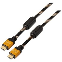 Cable HDMI 2.0 4K Nanocable 10.15.1602/ HDMI Macho - HDMI Macho/ 1.5m/ Negro/ Naranja | NANO CABLE