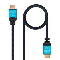 Cable HDMI 2.0 4K Nanocable 10.15.3705/ HDMI Macho - HDMI Macho/ 5m/ Negro/ Azul | NANO CABLE