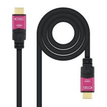 Cable HDMI 2.0 4K Nanocable 10.15.3725/ HDMI Macho - HDMI Macho/ 25m/ Negro | NANO CABLE