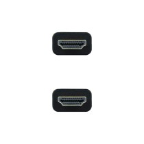 Cable HDMI 2.0 4K Nanocable 10.15.3725/ HDMI Macho - HDMI Macho/ 25m/ Negro | NANO CABLE