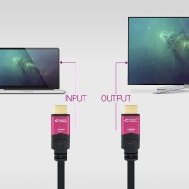 Cable HDMI 2.0 4K Nanocable 10.15.3725/ HDMI Macho - HDMI Macho/ 25m/ Negro | NANO CABLE