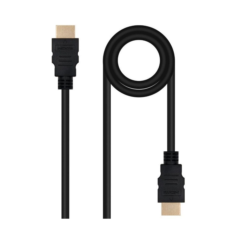 Cable HDMI 2.0 4K Nanocable 10.15.3807/ HDMI Macho - HDMI Macho/ 7m/ Negro | NANO CABLE