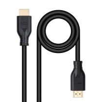 Cable HDMI 2.0 4K CCS Nanocable 10.15.3901/ HDMI Macho - HDMI Macho/ 1m/ Negro | NANO CABLE