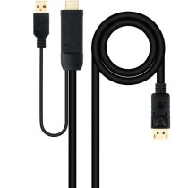 Cable Conversor Nanocable 10.15.4352/ HDMI Macho - DisplayPort Macho/ 1.8m/ Negro | NANO CABLE