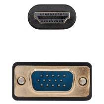 Cable Conversor Nanocable 10.15.4602/ VGA Macho - HDMI 8K Macho/ 1.8m/ Negro | NANO CABLE
