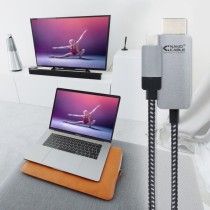 Cable Conversor Nanocable 10.15.5102/ USB Tipo-C Macho - HDMI Macho/ 1.8m/ Negro | NANO CABLE