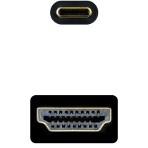 Cable Conversor Nanocable 10.15.5135/ USB Tipo-C Macho - HDMI Macho/ 5m/ Negro | NANO CABLE