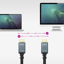 Cable HDMI 2.1 IRIS 8K Nanocable 10.15.8005/ HDMI Macho - HDMI Macho/ 5m/ Negro | NANO CABLE