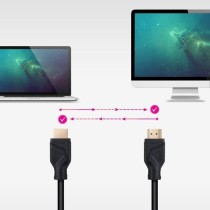 Cable HDMI 2.1 8K Nanocable 10.15.8310/ HDMI Macho - HDMI Macho/ 10m/ Negro | NANO CABLE