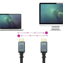 Cable HDMI 2.1 8K Nanocable 10.15.8002/ HDMI Macho - HDMI Macho/ 2m/ Negro | NANO CABLE