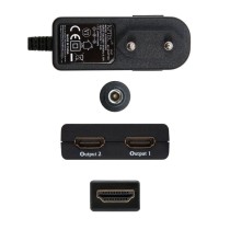 Duplicador HDMI Nanocable 10.25.3502/ HDMI Macho - 2x HDMI Hembra | NANO CABLE