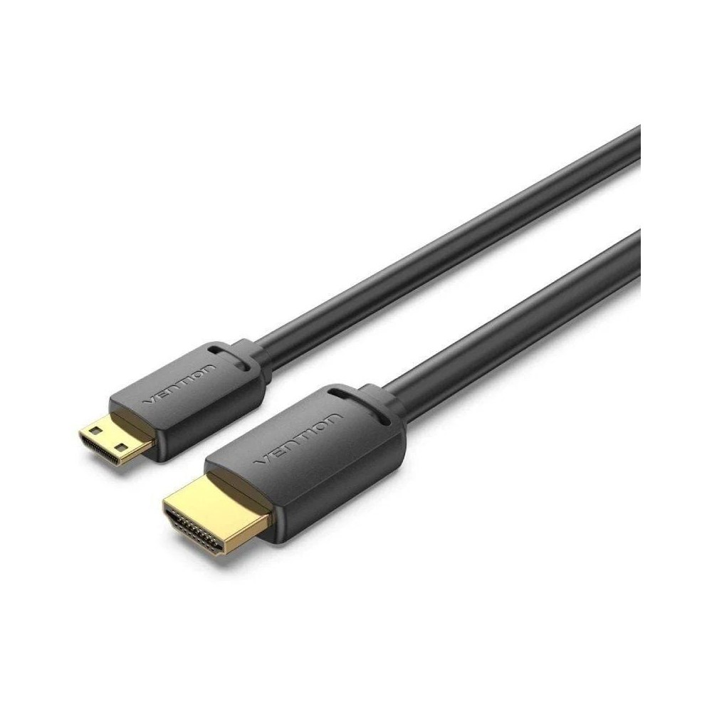 Cable HDMI 4K Vention AGHBH/ HDMI Macho - Mini HDMI Macho/ 2m/ Negro