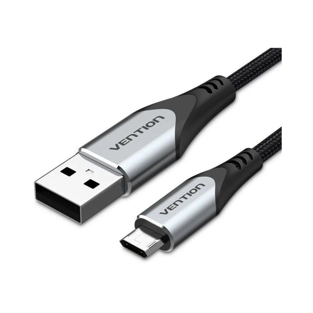 Cable USB 2.0 Vention COCHD/ USB Macho - MicroUSB Macho/ 480Mbps/ 50cm/ Negro