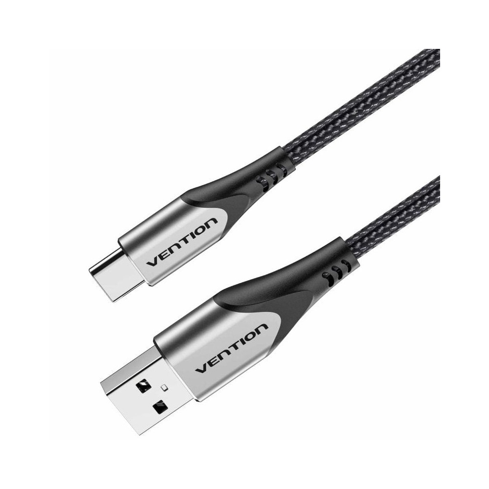 Cable USB 2.0 Tipo-C Vention CODHH/ USB Macho - USB Tipo-C Macho/ 480Mbps/ 2m/ Gris