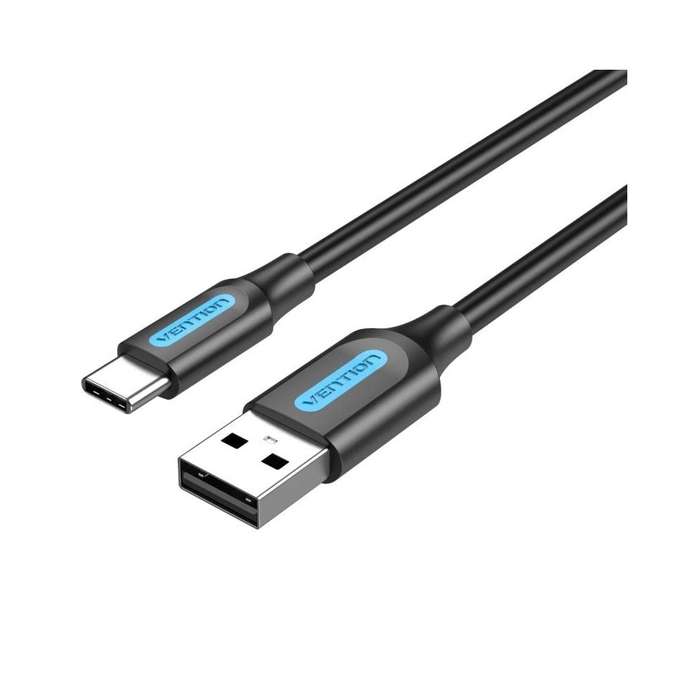 Cable USB 2.0 Tipo-C Vention COKBD/ USB Macho - USB Tipo-C Macho/ 480Mbps/ 50cm/ Gris