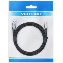 Cable USB 2.0 Tipo-C Vention COKBH/ USB Macho - USB Tipo-C Macho/ 480Mbps/ 2m/ Gris