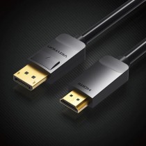 Cable Conversor Vention HADBH/ Displayport Macho - HDMI Macho/ 2m/ Negro