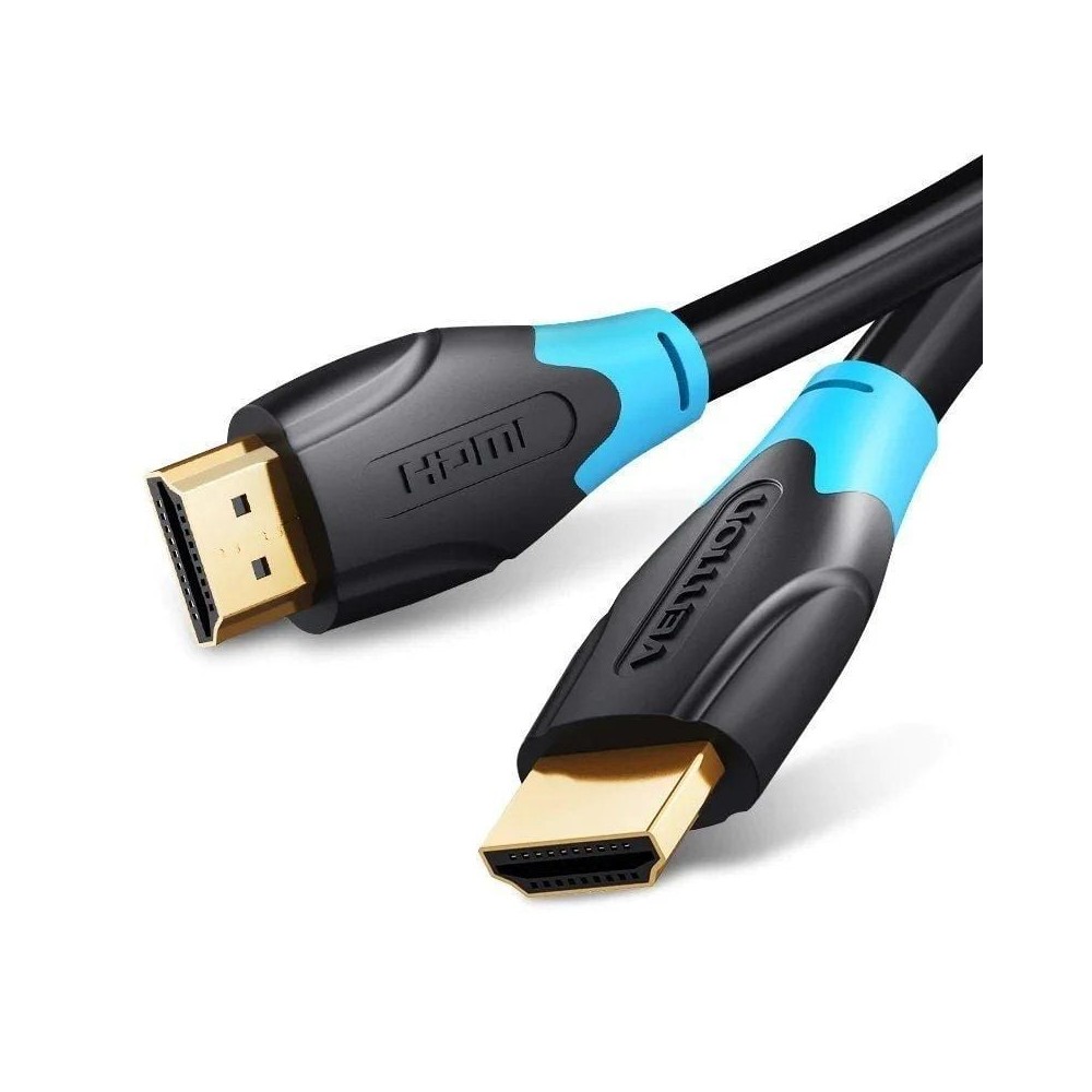 Cable HDMI 2.0 4K Vention AACBK/ HDMI Macho - HDMI Macho/ 8m/ Negro