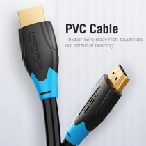 Cable HDMI 2.0 4K Vention AACBL/ HDMI Macho - HDMI Macho/ 10m/ Negro