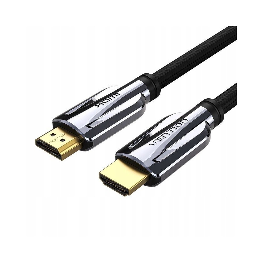 Cable HDMI 2.1 8K Vention AALBH/ HDMI Macho - HDMI Macho/ 2m/ Gris y Negro