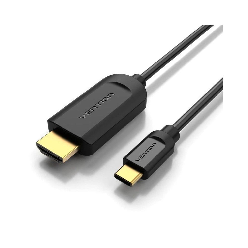 Cable Conversor HDMI 1.4 4K Vention CGUBH/ USB Tipo-C Macho - HDMI Macho/ 2m/ Negro