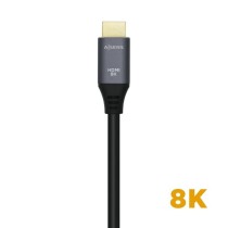 Cable HDMI 2.1 8K Aisens A150-0425/ HDMI Macho - HDMI Macho/ 50cm/ Gris Negro