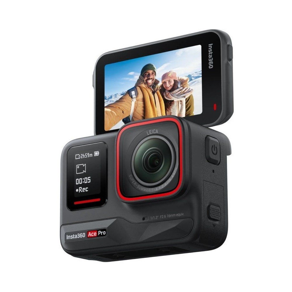 Cámara Digital Deportiva Insta360 Ace Pro/ 8K/ Ángulo de visión 180º/ Negra