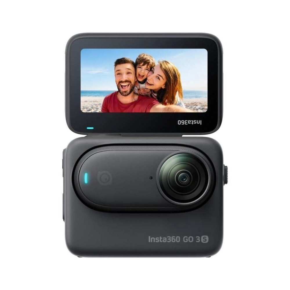 Cámara Digital Deportiva Insta360 GO 3S/ 4K/ Ángulo de visión 180º/ Negra