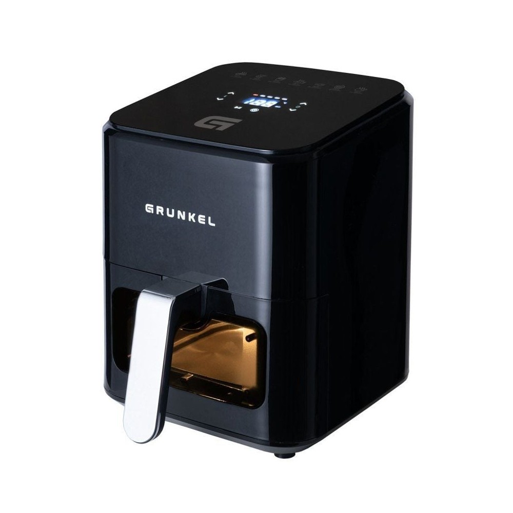 Freidora por Aire Airfryer / Sin Aceite Grunkel Black Easy Fryer/ 1200W/ Capacidad 4L