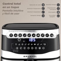 Freidora por Aire Airfryer / Sin Aceite Grunkel Maxisteelfryer/ 2200W/ Capacidad 9L