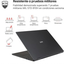 Portátil LG Gram 16Z90T-G.AD8BB Intel Core Ultra 7-255H/ 32GB/ 2TB SSD/ 16'/ Win11