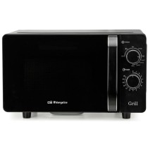 Microondas Orbegozo MIG 2071 CE/ 700W/ Capacidad 20L/ Función Grill/ Negro