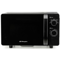 Microondas Orbegozo MI 2061 CE/ 700W/ Capacidad 20L/ Negro